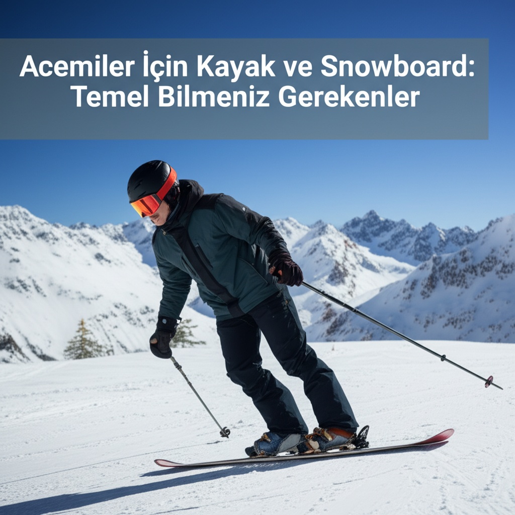 Acemiler İçin Kayak ve Snowboard: Temel Bilmeniz Gerekenler