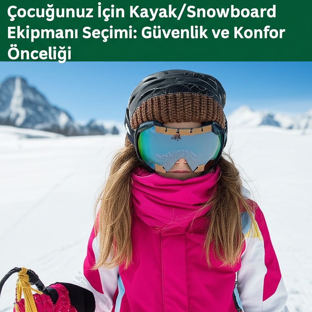 Çocuğunuz İçin Kayak/Snowboard Ekipmanı Seçimi: Güvenlik ve Konfor Önceliği
