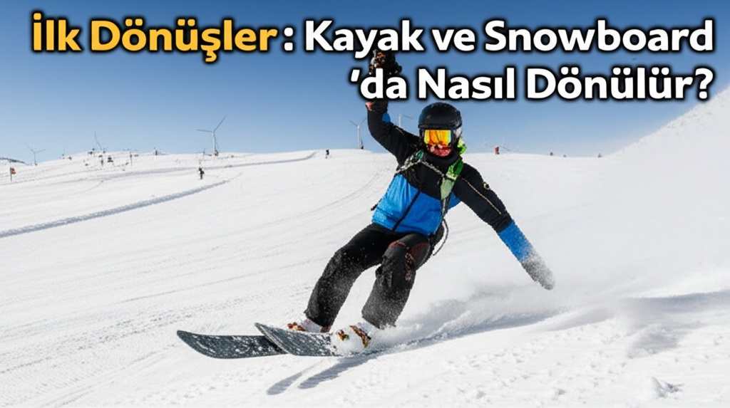 İlk Dönüşler: Kayak ve Snowboard’da Nasıl Dönülür?