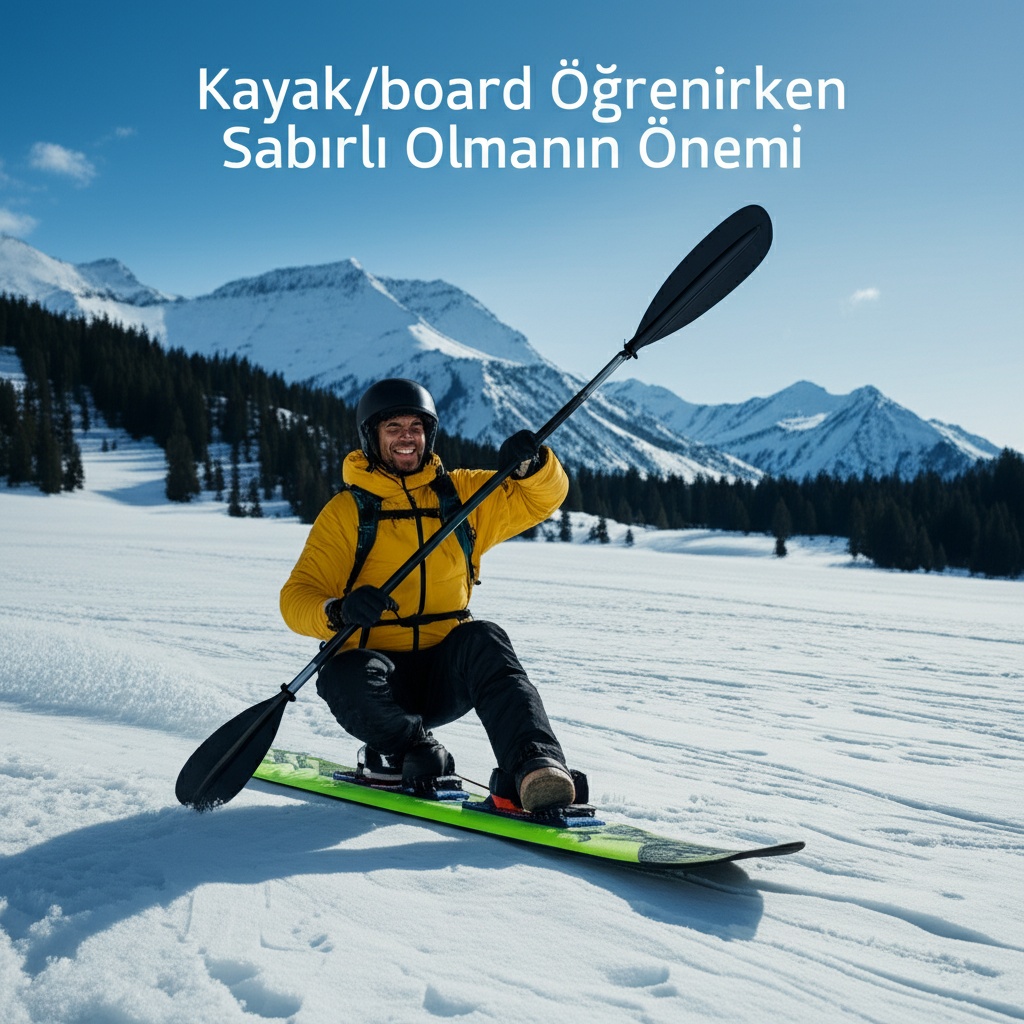 Kayak/Snowboard Öğrenirken Sabırlı Olmanın Önemi