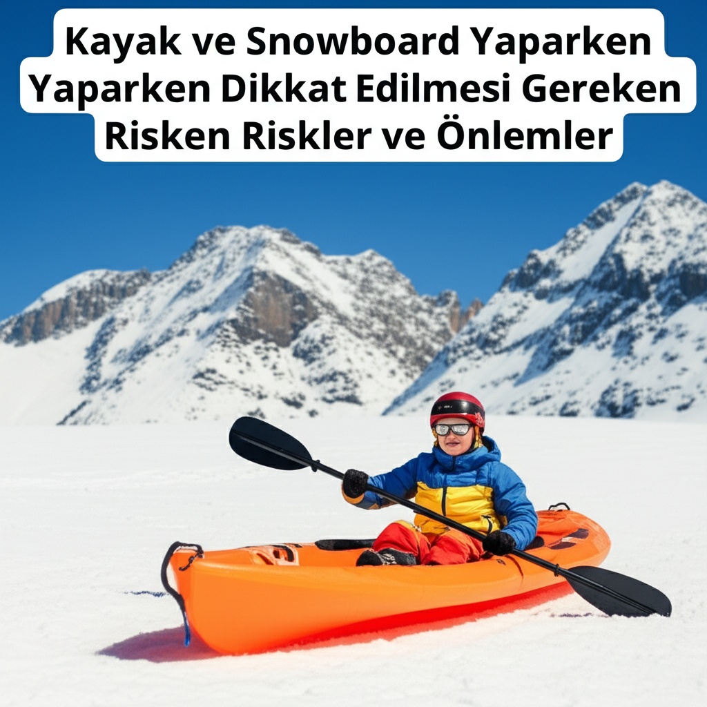 Kayak ve Snowboard Yaparken Dikkat Edilmesi Gereken Riskler ve Önlemler