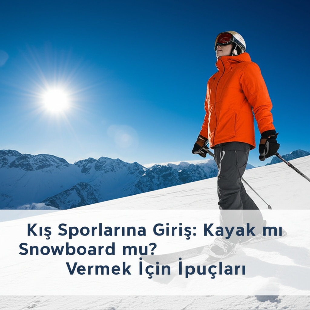 Kış Sporlarına Giriş: Kayak mı Snowboard mu? Karar Vermek İçin İpuçları