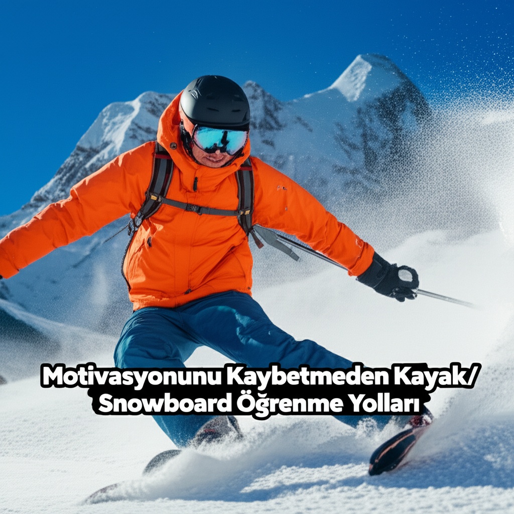 Motivasyonunu Kaybetmeden Kayak/Snowboard Öğrenme Yolları