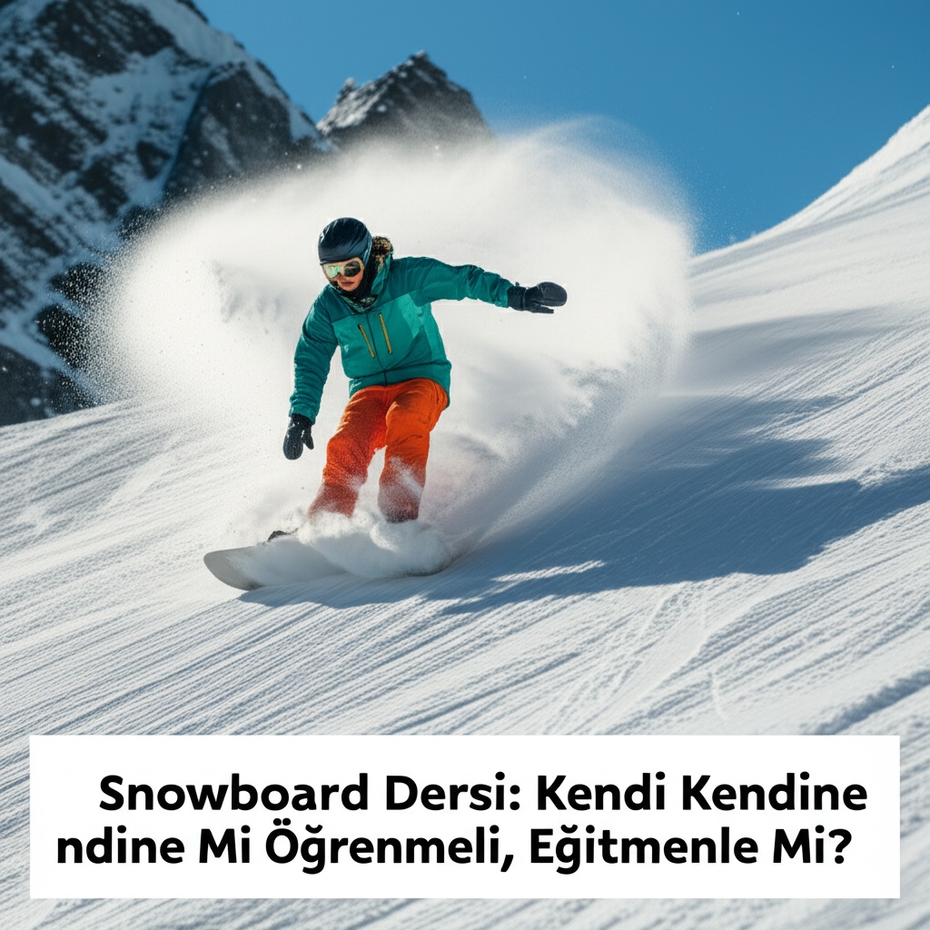 Snowboard Dersi: Kendi Kendine Mi Öğrenmeli, Eğitmenle Mi?